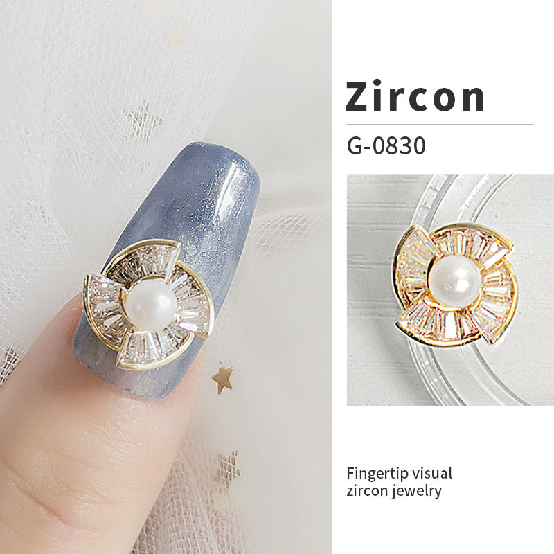 Zircon Nail Decoration