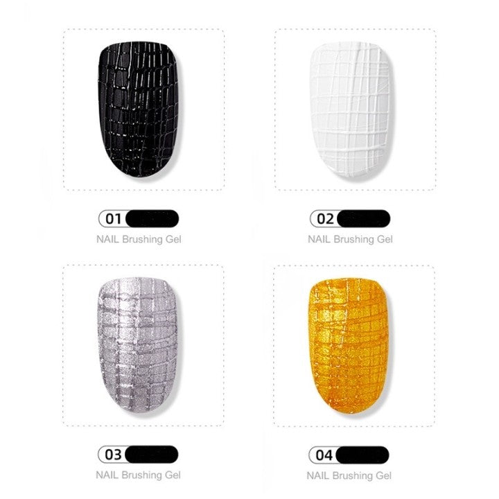 Anchor adhesive metal color edge nail glue