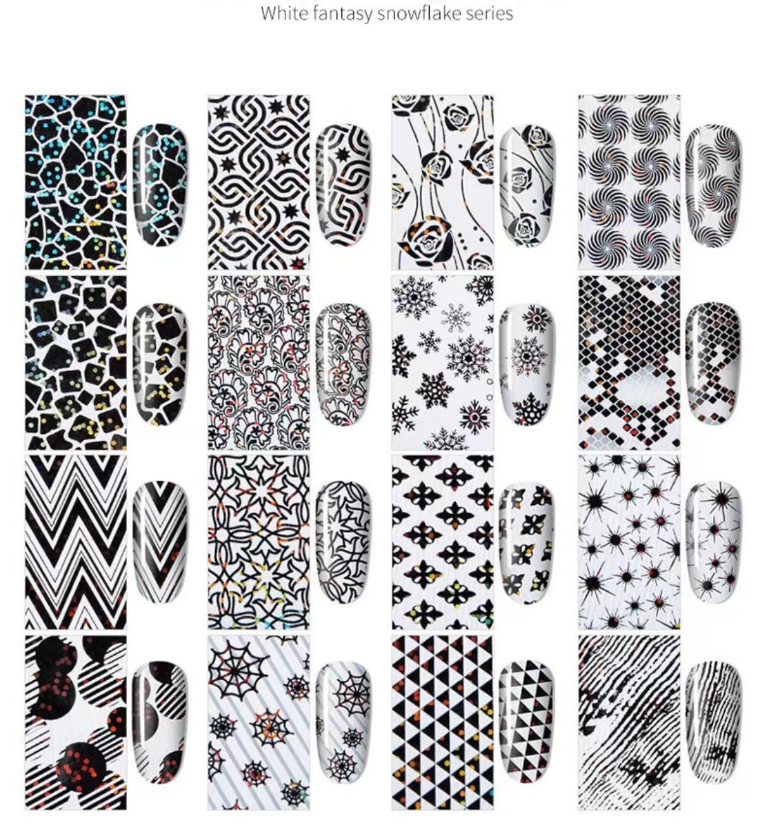 Mirror Nail Decoration