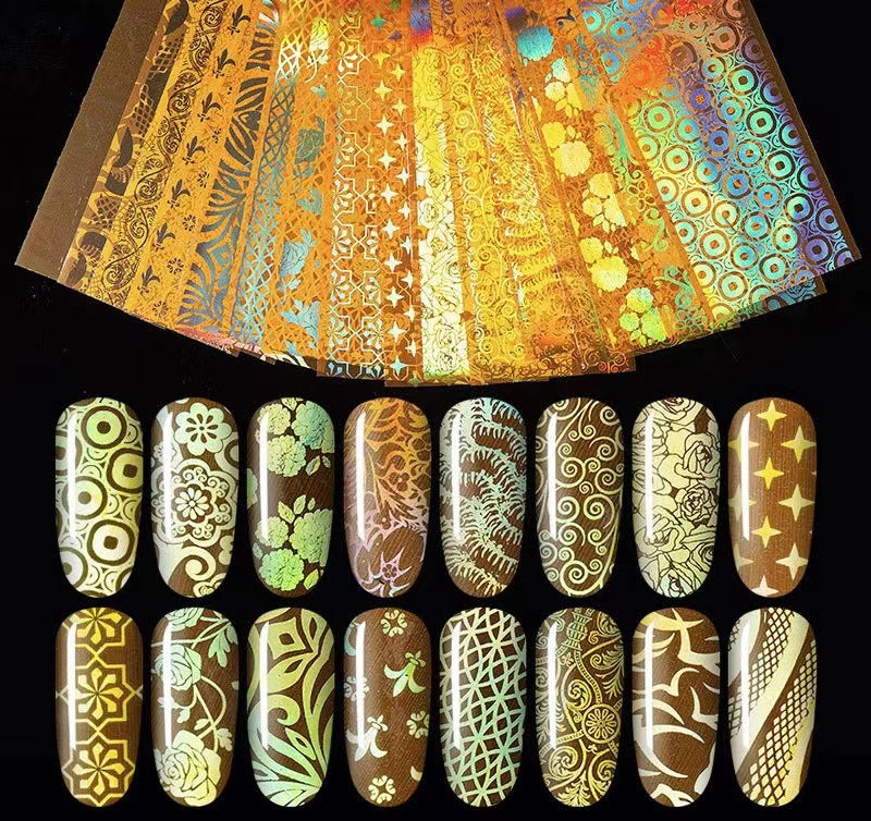Mirror Nail Decoration