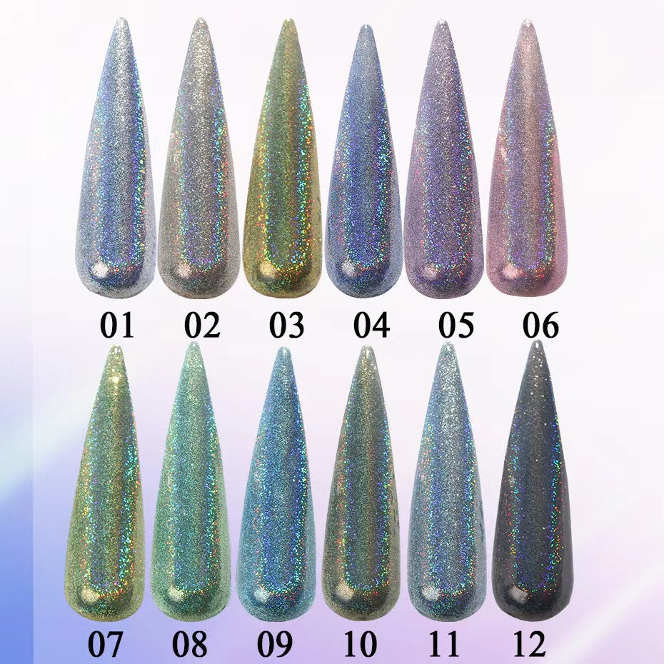 Laser nail glitter powder