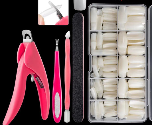 French false nail set tools