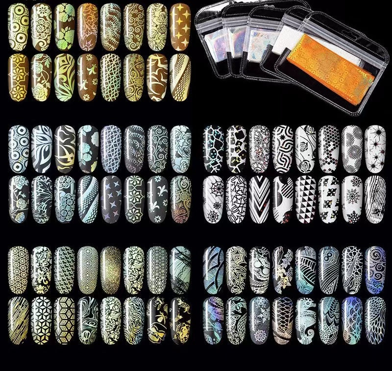 Mirror Nail Decoration
