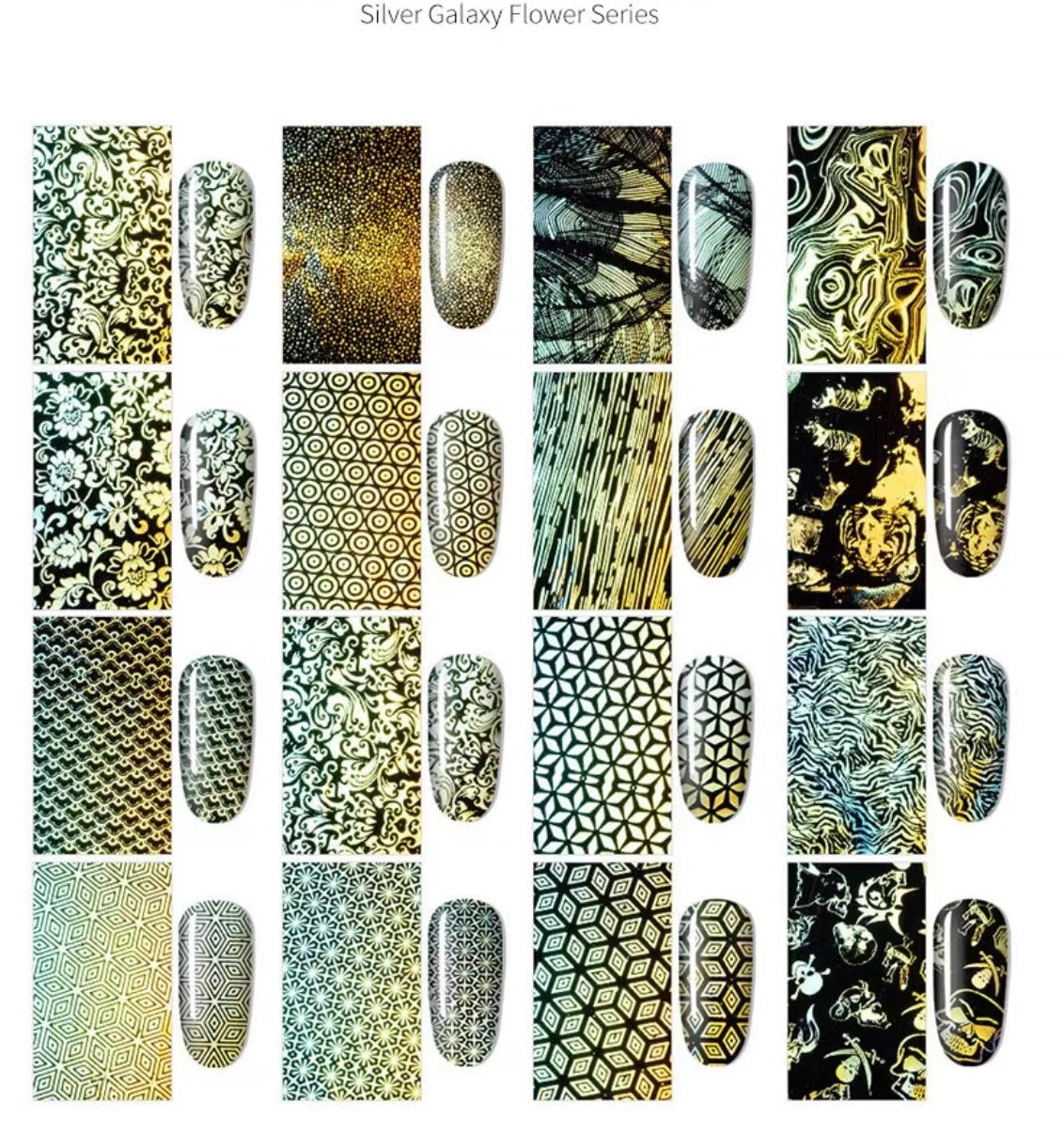 Mirror Nail Decoration