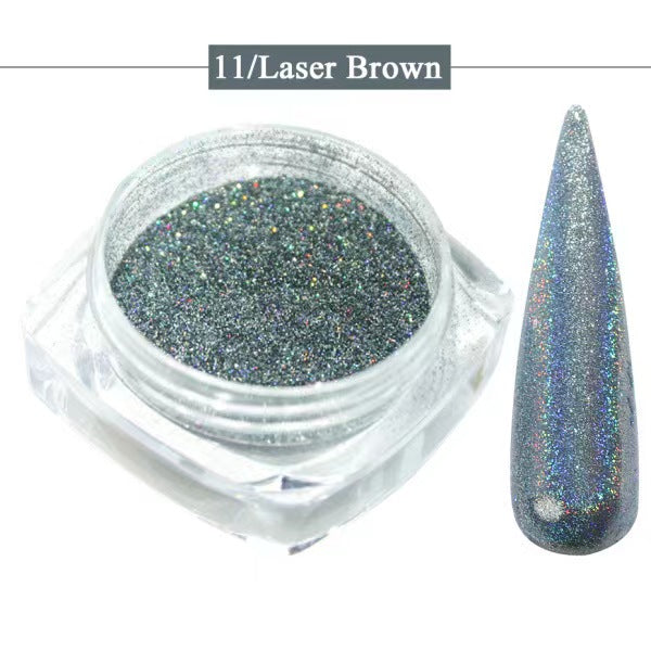 Laser nail glitter powder