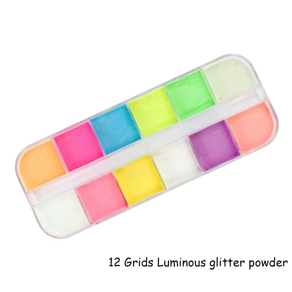 Luminous nail powder