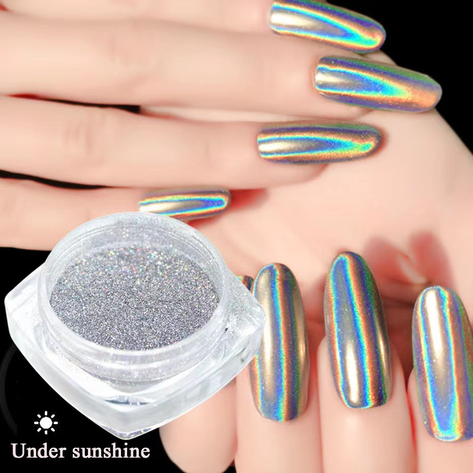 Laser nail glitter powder