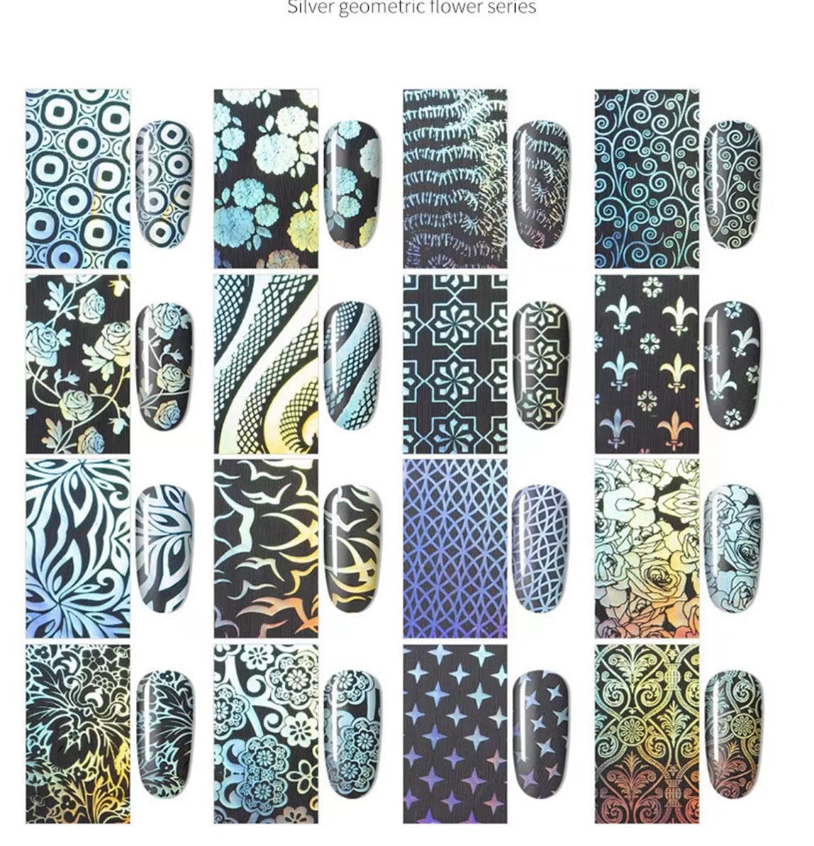 Mirror Nail Decoration