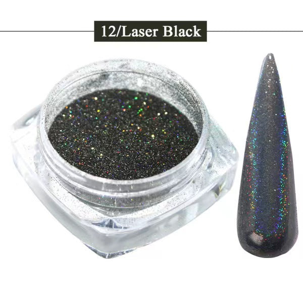 Laser nail glitter powder