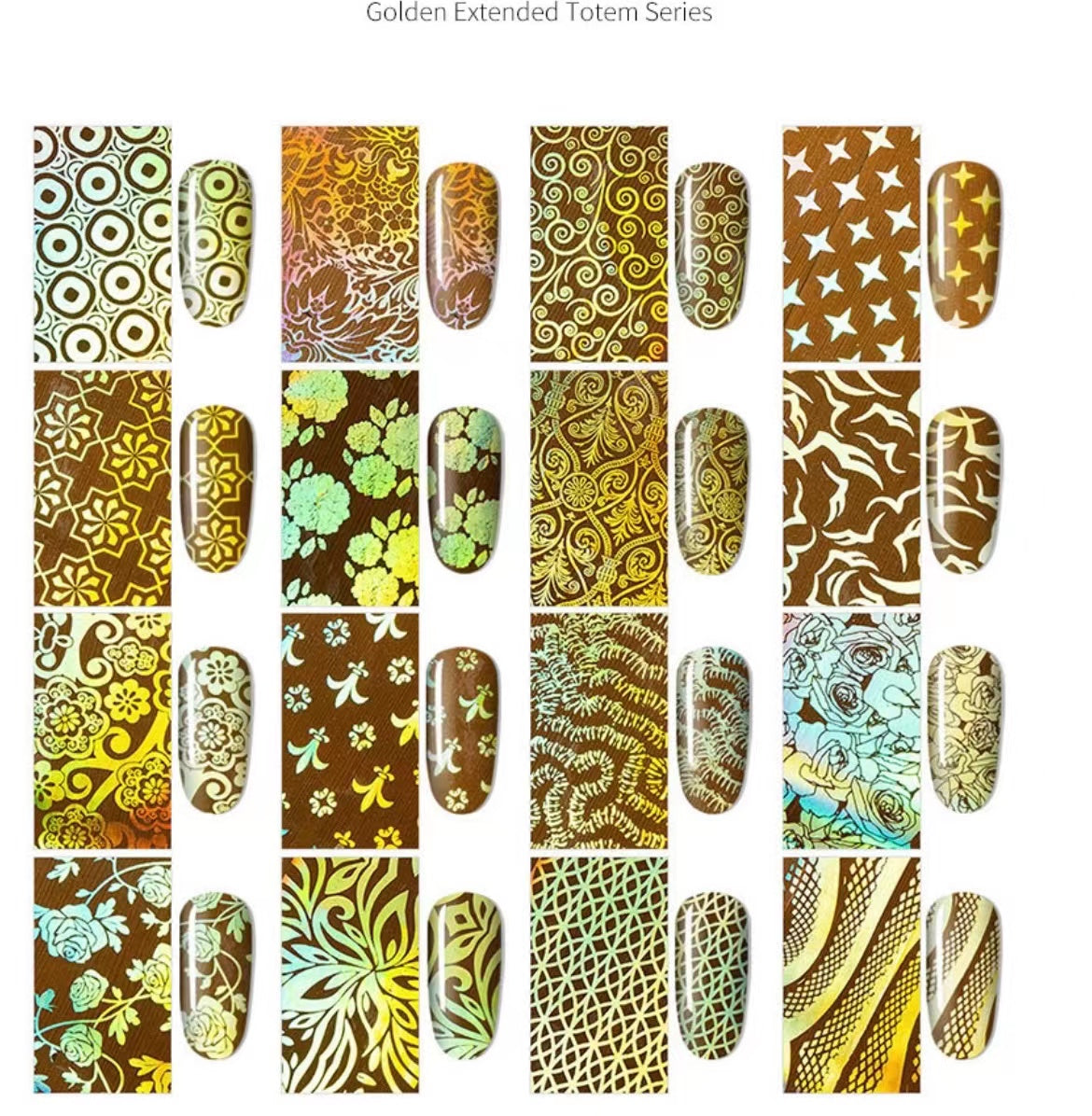 Mirror Nail Decoration