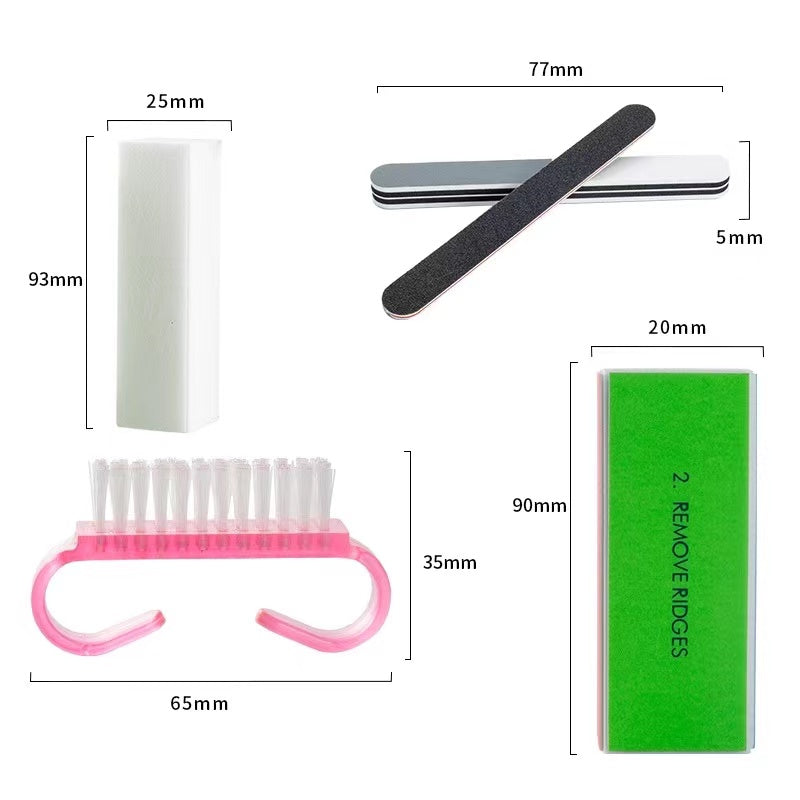 Polished nails kit tools