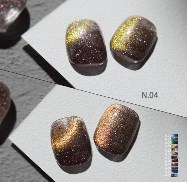 Cat eye nail glue
