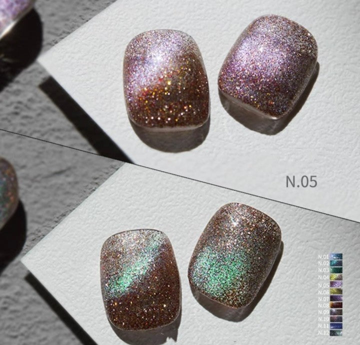 Cat eye nail glue