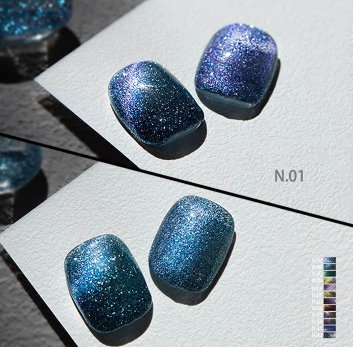 Cat eye nail glue