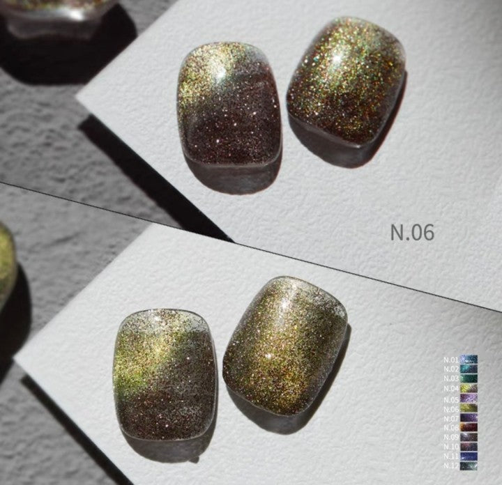 Cat eye nail glue