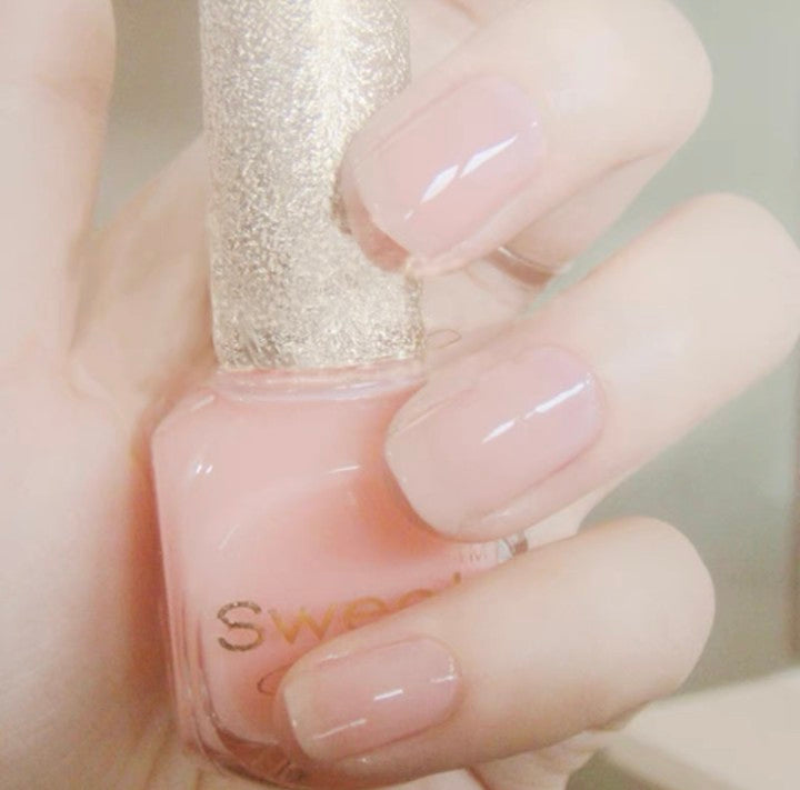 Transparent bottles of visual color nail glue