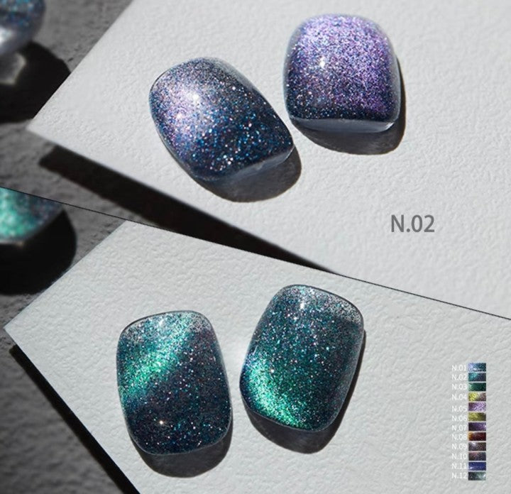 Cat eye nail glue