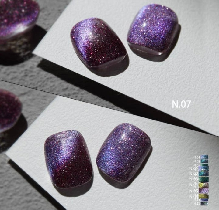 Cat eye nail glue
