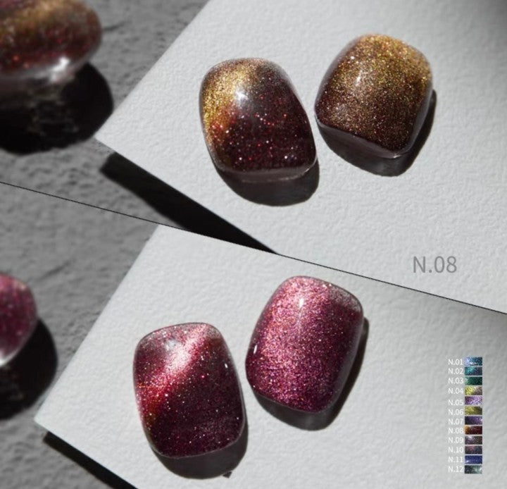 Cat eye nail glue
