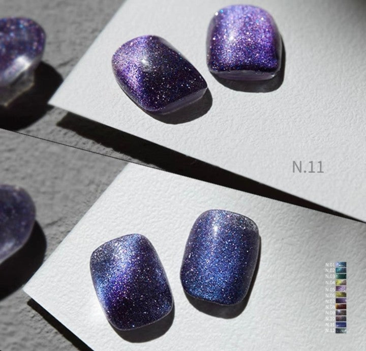 Cat eye nail glue