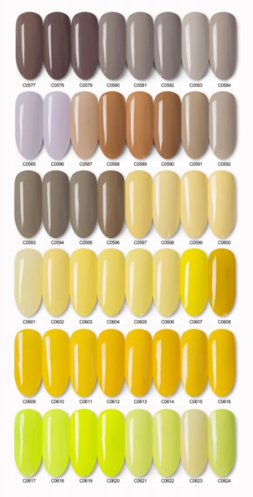 Basic full color nail glue