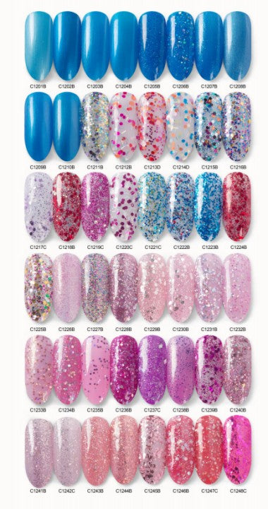 Glitter nail glue