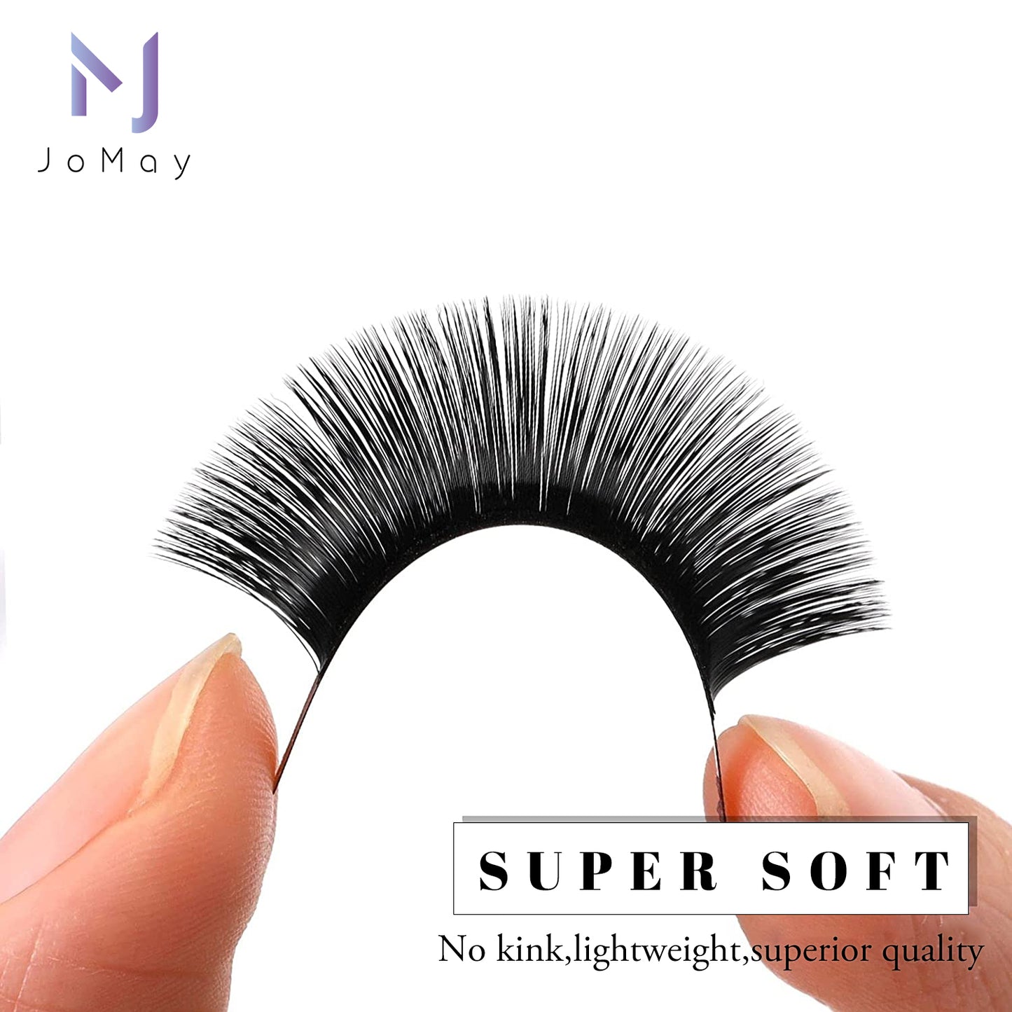 Jomay Silk individuals Lashes Extension 0.03mm 12 Lines（8-16mm）