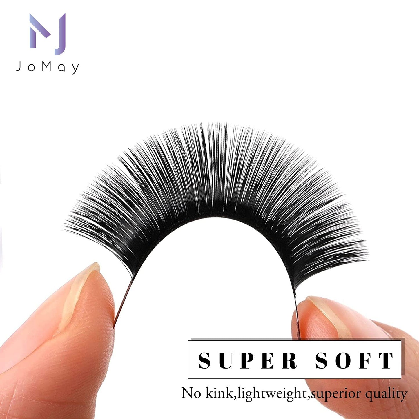 Jomay Silk individuals Lashes Extension 0.05mm 12 Lines（8-16mm）